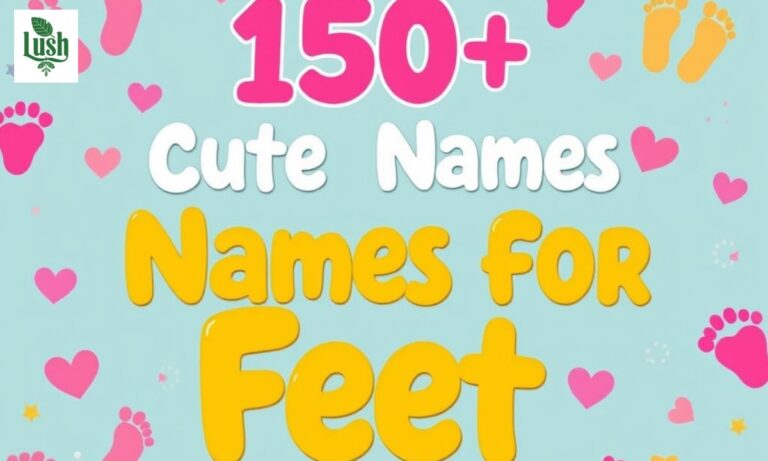 150+Cute Names for Feet